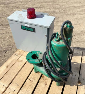$1500 • Buy New ~ Myers Submersible Sewage Pump & Control Box