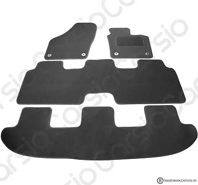 For VW Sharan 2010+ Onwards Tailored Black Car Mats Carpets 4 Piece Set • £13.99