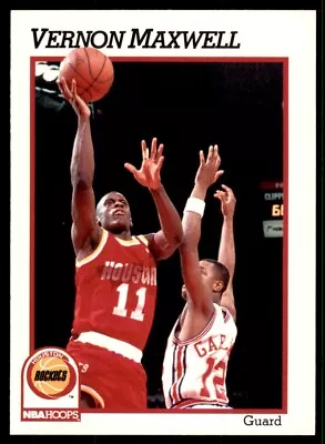 1991-92 NBA Hoops Vernon Maxwell Basketball Cards #77 • $1.85