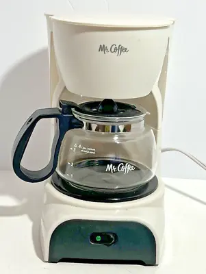 Mr. Coffee 4-Cup Coffee Maker White DR4-RB Simple Brew W/Auto Pause (Tested) • $19.95
