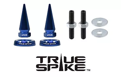 2pc True Spike Blue Spiked License Plate Frame Washers Bolts Kit For Honda Acura • $14.95