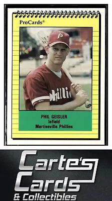 Phil Geisler 1991 ProCards #3460  Martinsville Phillies • $1.95