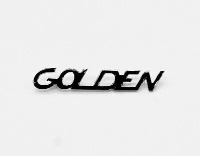 Lambretta Golden Legshield Badge In Chrome Free Post • £7.95