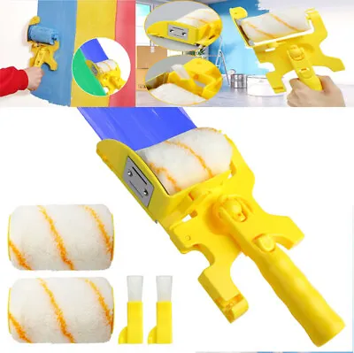 $12.59 • Buy Multifunctional Clean-Cut Paint Edger Roller Brush Safe Tool For Wall CeilingUSA