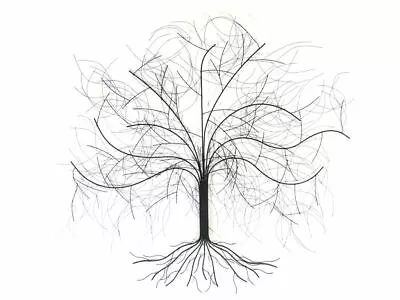 NEW - Contemporary Metal Wall Art Sculpture – Large Oak Tree • £89.99