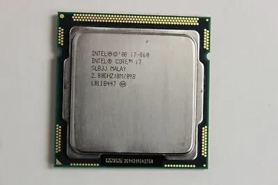 Intel Core I7-860 Slbjj 2.8ghz Cpu Processor  • $25