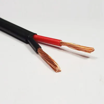 4.5mm² Twin Core Cable Automotive 12v 24v 42 Amps 2 Thinwall Red/black Auto Wire • £13.99