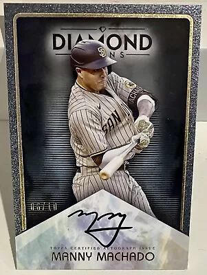 2023 Topps Diamond Icons Manny Machado Black Diamond Icons Auto /10 Padres • $89.99