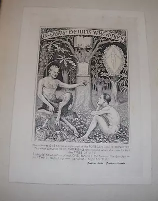 £95 • Buy DENNIS WHEATLEY BOOKPLATE IN  PANSIES  By D H LAWRENCE 1st EDITION 1929