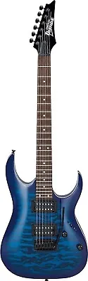 Ibanez Gio Series GRGA120QA-TBB Guitar (Transparent Blue Burst) With Gig Bag • $301.46