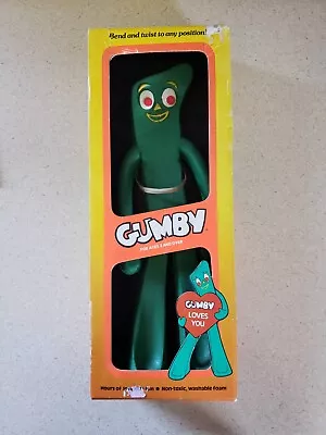 Vintage 1985 Lewco 12  Gumby Prema Toy Figure With Box • $15