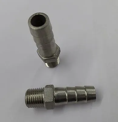 Hb025050 Stainless Steel Hose Barb 1/4  Npt Pipe - 1/2  Hose • $6.98