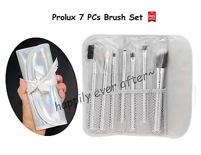 Prolux Deluxe 7 PCs BRUSH SET- Great Quality Makeup Brush With Cute Wallet • $9.99