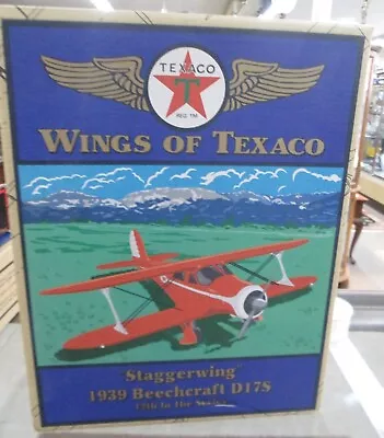 Wings Of Texaco 1939 Staggerwing Beechcraft D17S Ertl Diecast NIB • $25