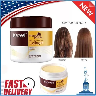 Karseell Collagen Hair Treatment Deep Repair Conditioning Argan Oil Mask - 500ml • $30.99