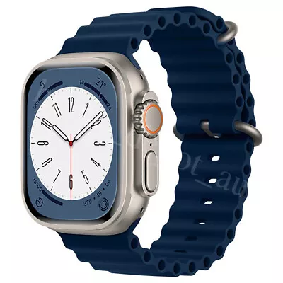 $7.99 • Buy For Apple Watch Ocean Band Strap IWatch Ultra Series 8 7 6 5 SE 41/45/49mm Sport