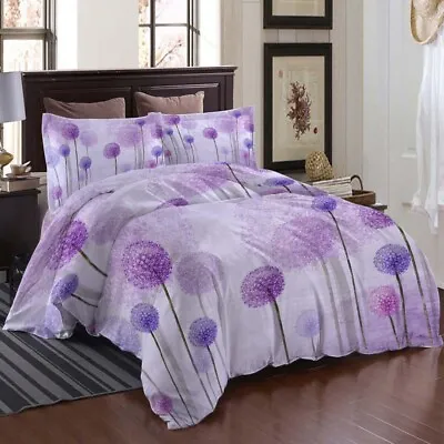 Blue Big Dandelion 3D Printing Duvet Quilt Doona Covers Pillow Case Bedding Sets • £92.43