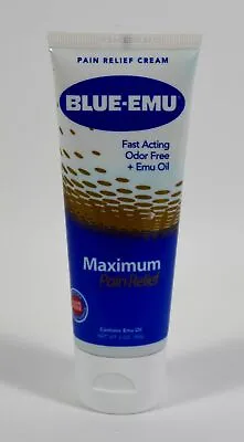 $13.95 • Buy BLUE-EMU Maximum Pain Relief CREAM 2.7oz Fast Acting Emu Oil Odor Free 12/2024