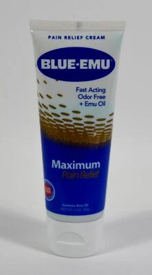 $13.95 • Buy BLUE-EMU Maximum Pain Relief CREAM 2.7oz Fast Acting Emu Oil Odor Free 12/2024