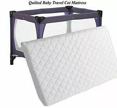 Travel Cot Mattress For Graco  Redkite And Mamas & Papas 95 X 65 X 5 Cm • £21.99