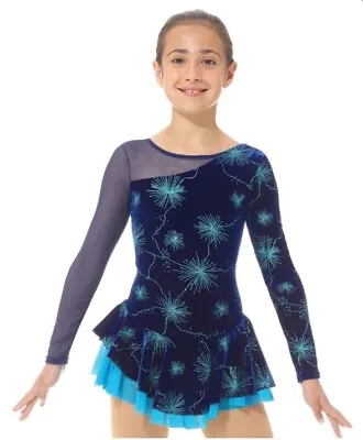 NEW MONDOR FANTASY ON ICE SPARKS GLITTER FIGURE SKATING DRESS  2850 Girls 10-12 • $85.99