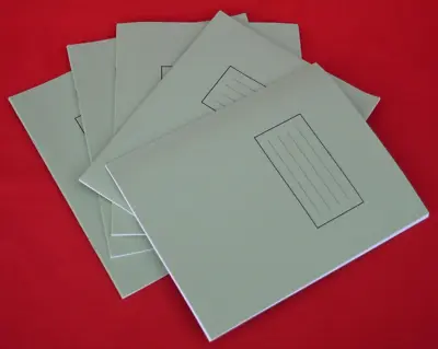 ESPO : SET OF FIVE - A5 SIZE EXERCISE BOOKS  24 Pages / 48 Leaves - Lined/Margin • £10.75