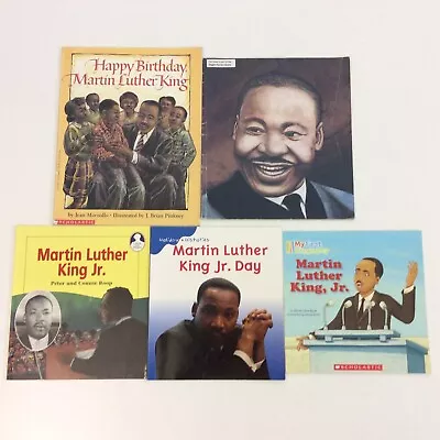 Martin Luther King Jr MLK Civil Rights Black History African American 5 Book Lot • $17.99