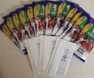 12 UEFA Euro 2024 Topps Match Attax Trading Card Packs! +3 Mystery Lim.Ed Packs! • £17.50