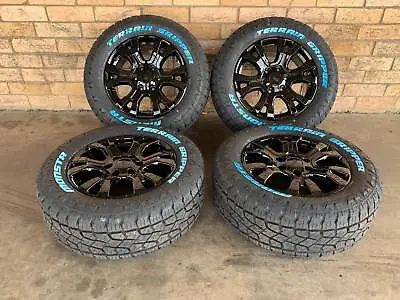 4X Genuine FORD WILDTRAK RANGER 2018 BLACK MODEL 18 WHEELS & MONSTA TYRES  • $1699