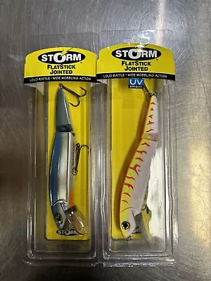 Storm Flatstick Lure Lot Of 2 Musky Pike Bass Strippers • $38