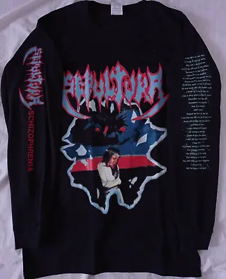 Sepultura Long Sleeve XXL Shirt Sarcofago Exhorder Venom Slayer Morbid Saint • $35