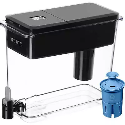 Extra Large Ultramax 27 Cup Black Filtered Water Dispenser With1Elite Filter • $31.10