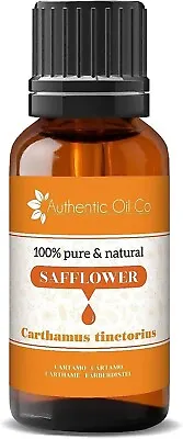 Safflower Oil Pure And Natural Cold Pressed Vegan Friendly And Cruelty Free10ML • £6