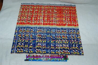 Lot Of 85+Mickey Mouse Walt Disney Pencils Red & Blue Mickey Mouse Disney Party • $22