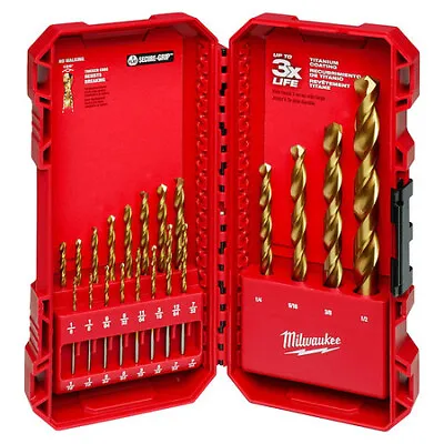 Milwaukee Tool 48-89-1105 Thunderbolt Titanium-Coated Drill Bit Set 20-Piece • $37.97