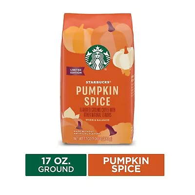 $19.04 • Buy Seasonal Limit Lot 2022 Starbuck Pumpkin Spice Ground Coffee 17oz 0122 Free Ship