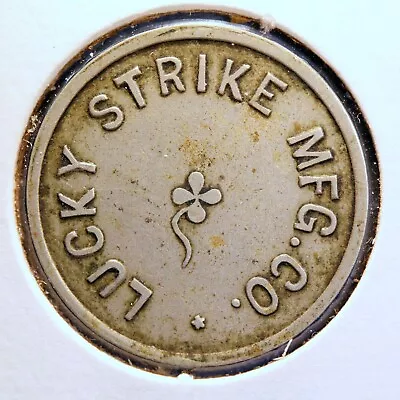 SCARCE Maryland Amusement Token - Lucky Strike Mfg. Co. 5¢ Baltimore Md. • $7.99