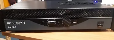EKHO RX800 Power Amplifier Studio PA Speaker Reference Amp 2 X400 Watt - Unboxed • £39.99