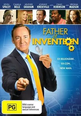 Father Of Invention : Kevin Spacey : NEW DVD : Region 4 • $7.89