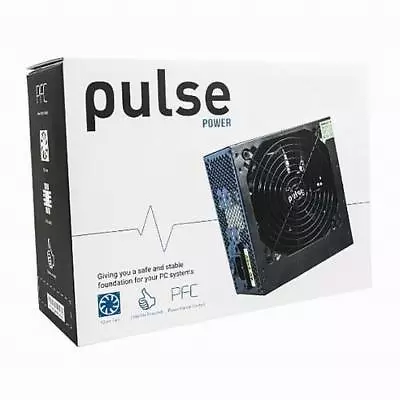 750W PSU ATX 12V Active PFC 6x SATA PCIe Silent Fan 4 PIN Molex Floppy Black • £33.89
