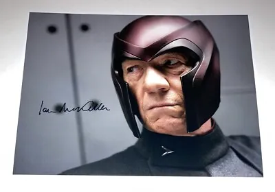 SIGNED IAN MCKELLEN X-MEN MAGNETO 11x14 PHOTO AUTHENTIC PROOF • £179.99