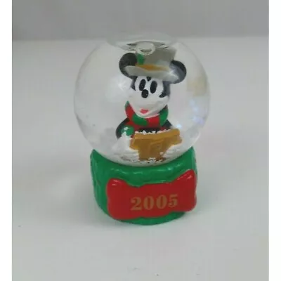 2005 Disney Mickey Mouse Mini Water Globe Collectible Christmas Decoration • $6.99