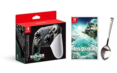 Switch Pro Controller Legend Zelda Tears Of The Kingdom + Soft + Spoon • $289.10