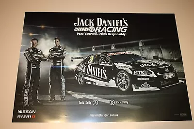 V8 Supercars Nissan Nismo Rick Kelly Todd Kelly Jack Daniels Poster • $25