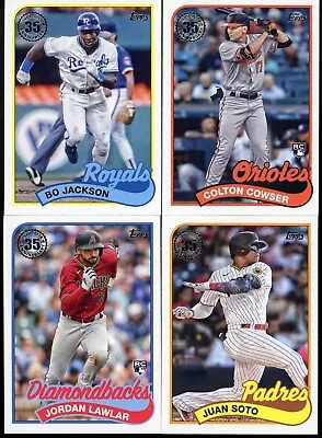 2024 TOPPS Series 1 1989 Topps INSERTS -  PICK YOUR CARD -  COMPLETE YOUR SET • $0.99