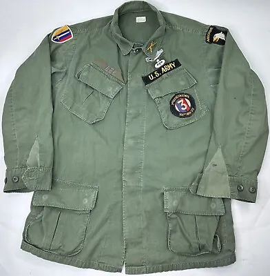 Theater Made Patches Vietnam Jungle Jacket OG107 Poplin 101st Airborne Recon LRP • $374.99