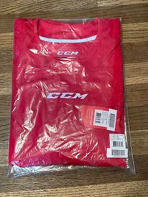 CCM Red Hockey Practice Jersey XL New In Bag  • $13.99