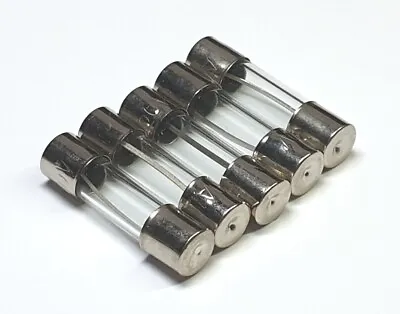 Glass Fuse 5 Pack - 250V 5x20mm - Choose From Available Values - Free UK P&P • £2.49