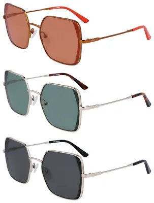 Karl Lagerfeld Women's Oversized Metal Square Sunglasses - KL340S • $59.99