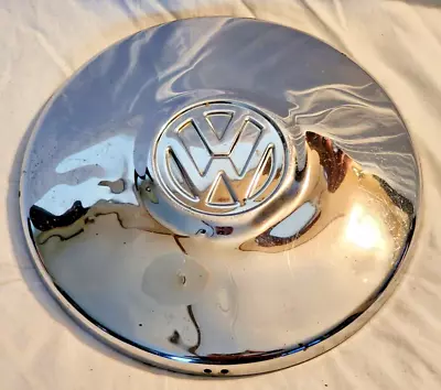 Vintage 10” Oem 68-79 Vw Super Bettle Bus Chrome Dog Dish Hub Cap Volkswagen • $8.99